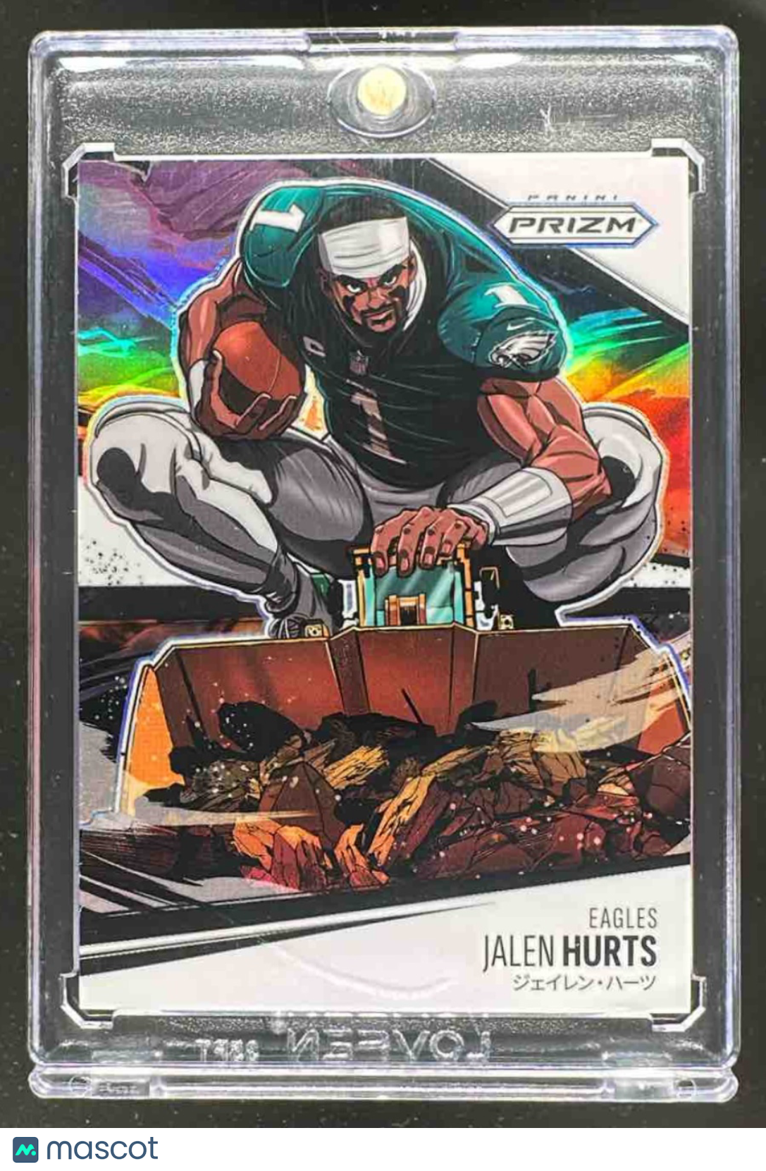 2025 Panini Prizm Jalen Hurts #2 Manga Case Hit Vertical Eagles