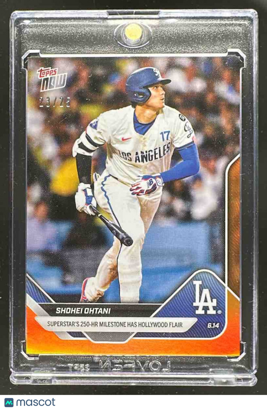 2025 Topps Now Shohei Ohtani Orange /25 250th HR #298