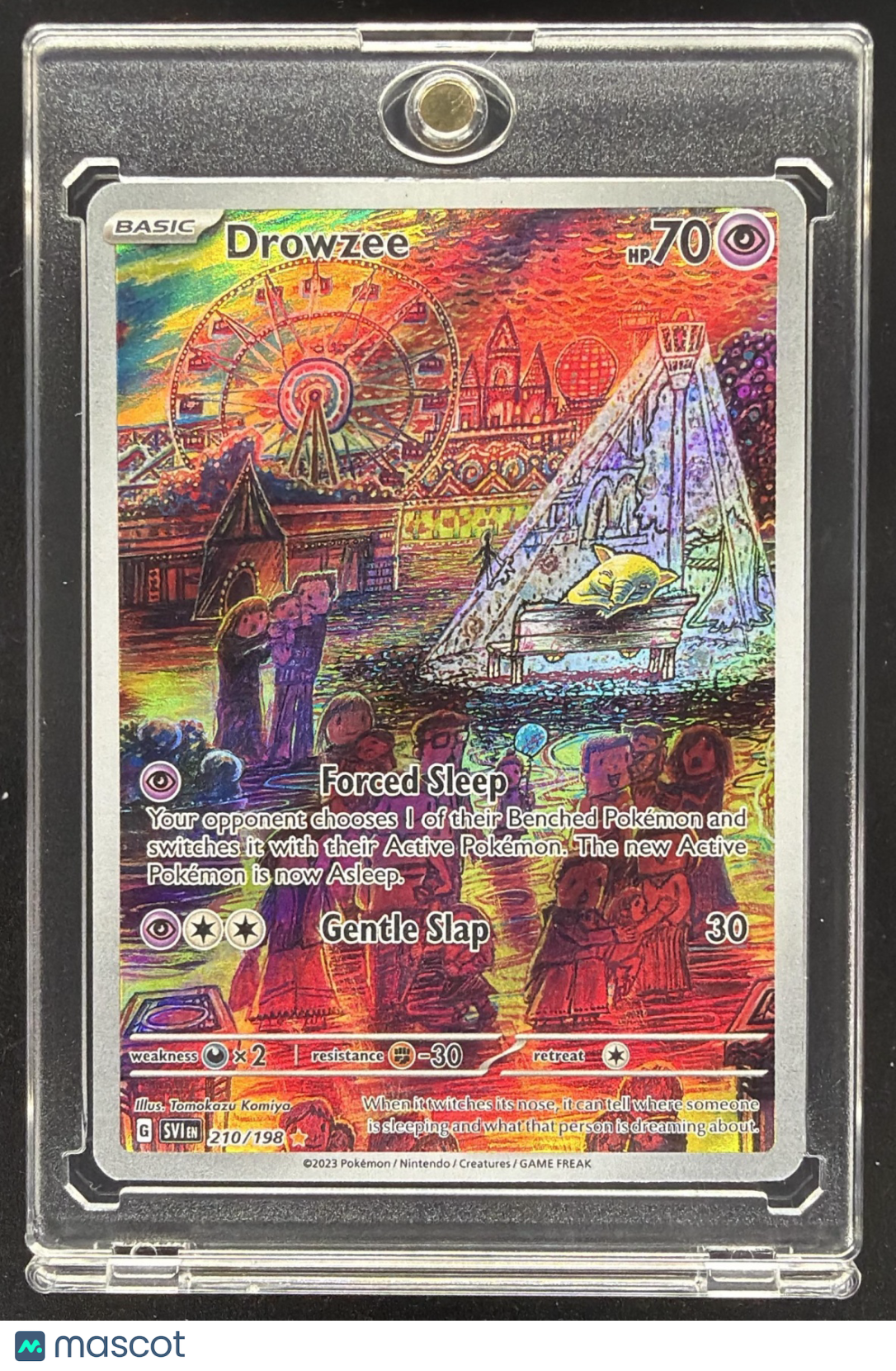 2023 Pokemon Scarlet & Violet Drowzee #210/198 Illustration Rare