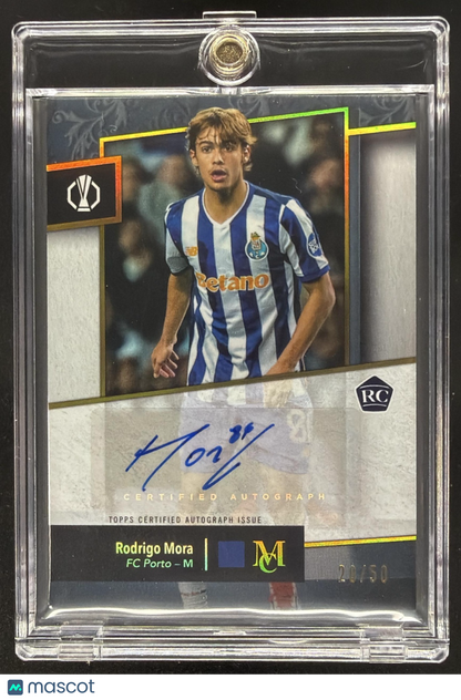 2024 Topps Museum Collection UEFA Club Rodrigo Mora #AA-RM2 Archival Auto Gold /50