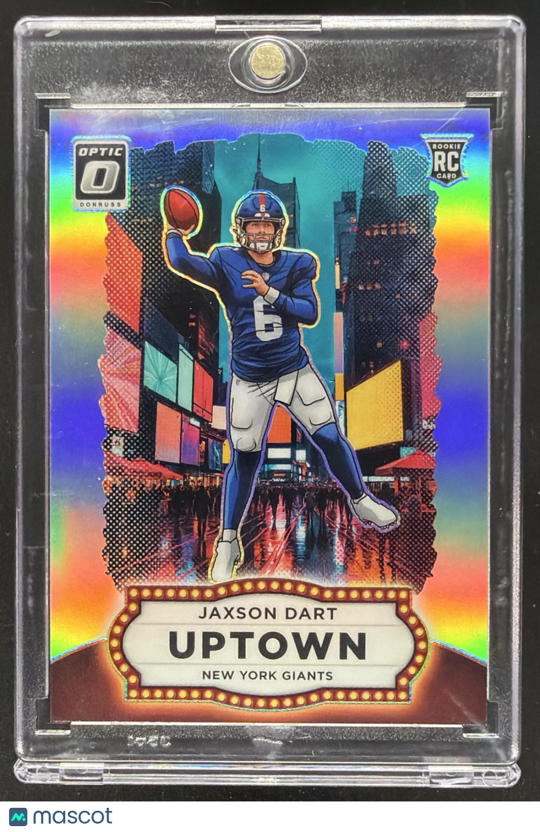 2025 Panini Donruss Optic Jaxson Dart #11 Uptown RC