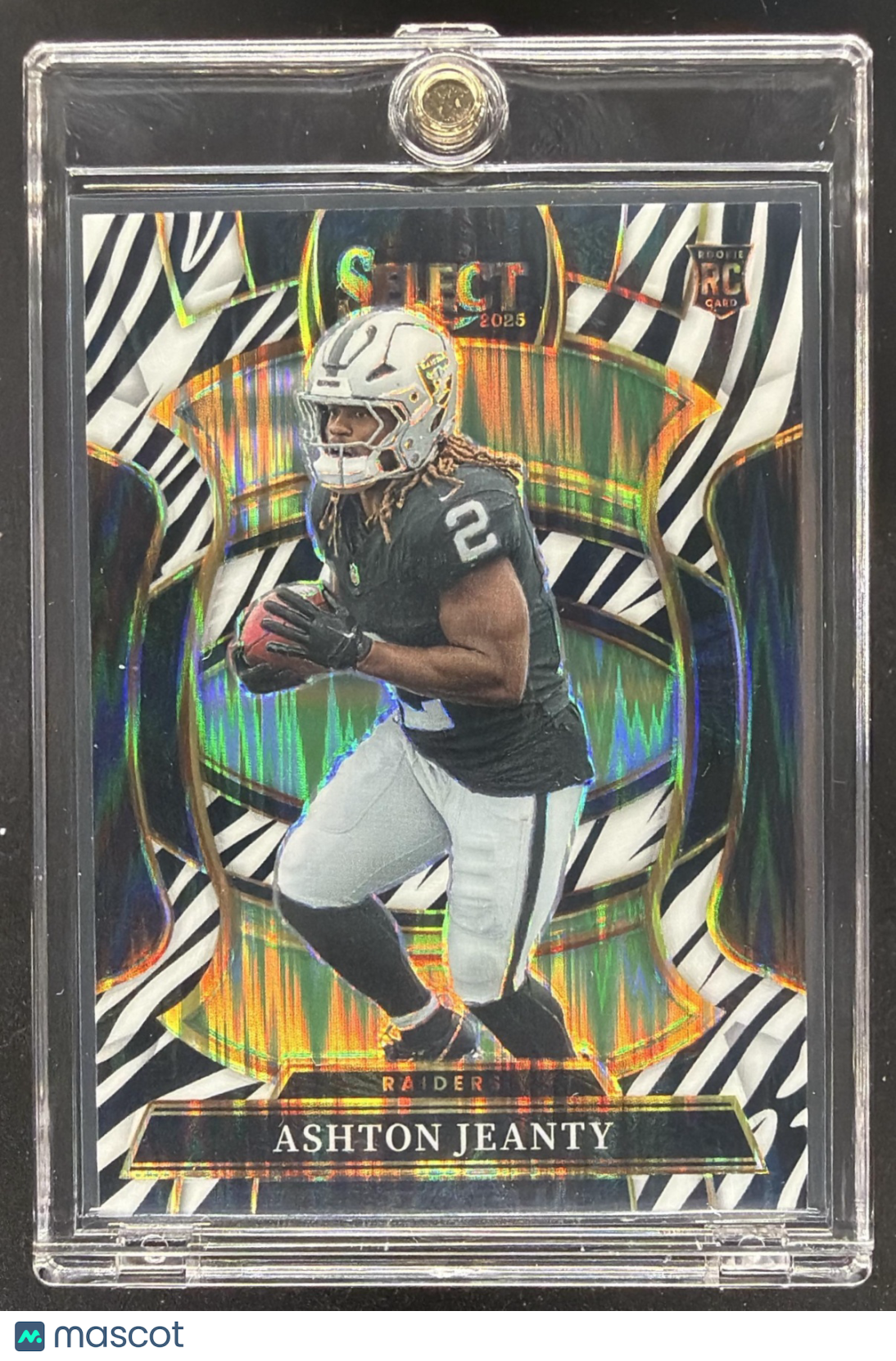 2025 Panini Select Ashton Jeanty #4 Zebra Rookies RC
