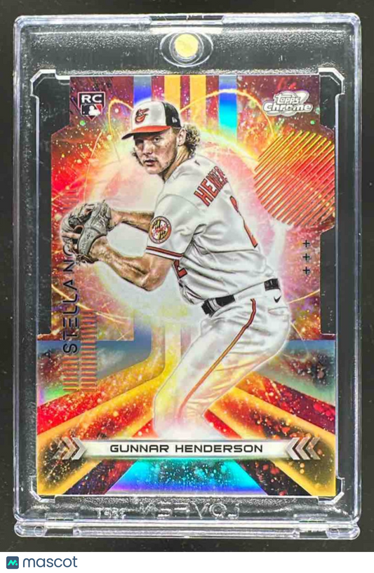 2023 Topps Cosmic Chrome Gunnar Henderson #STN-4 Stella Nova RC Orioles