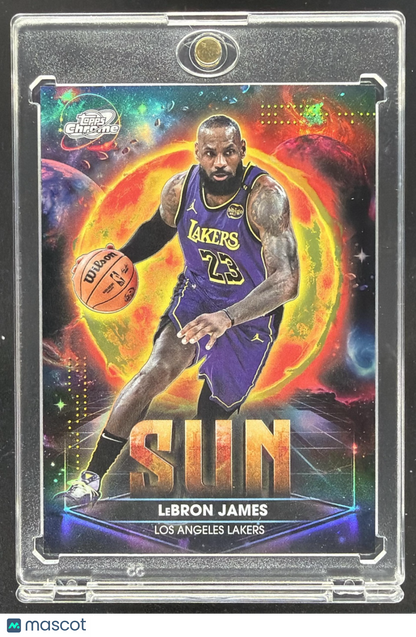 2025-26 Topps Cosmic Chrome LeBron James #PPS-2 Planetary Pursuit Sun SSP