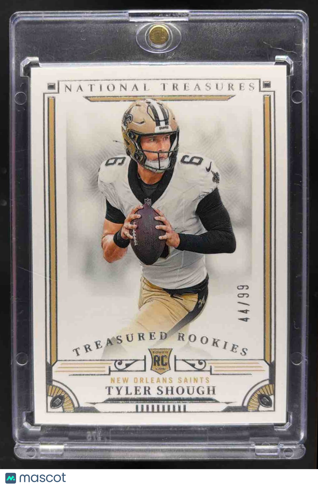 2025 Panini National Treasures Tyler Shough #28 Treasured Rookies /99 RC