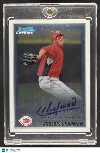 2010 Bowman Chrome Aroldis Chapman #BCP199 Prospects Auto