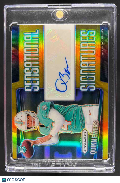 2025 Panini Prizm Quinn Ewers #SEN-QES Sensational Signatures Gold RC Auto /10