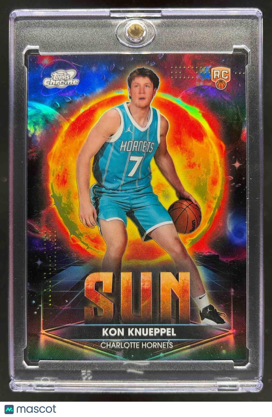 2025-26 Topps Cosmic Chrome Kon Knueppel #PPS-10 Planetary Pursuit Sun RC