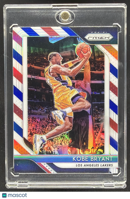 2018-19 Panini Prizm Kobe Bryant #15 Prizms Red White and Blue