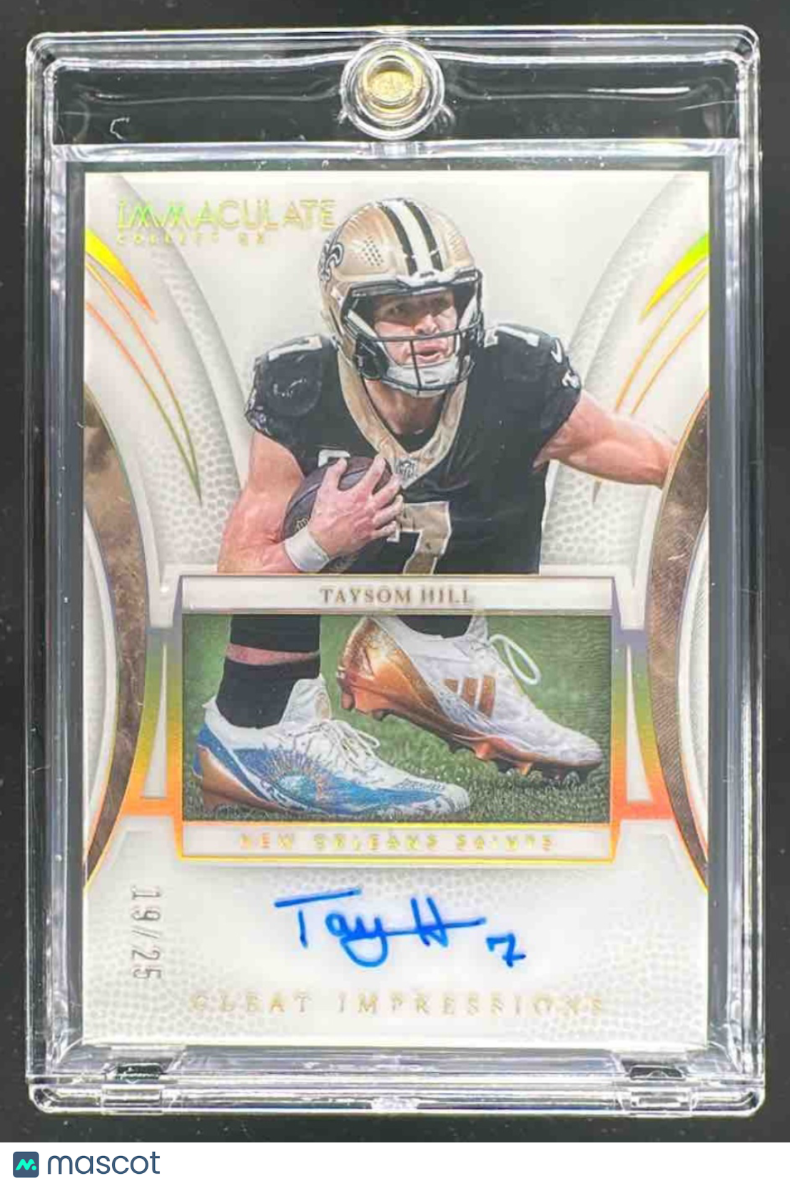 2025 Immaculate Taysom Hill Cleat Impressions Auto /25
