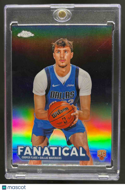 2025-26 Topps Chrome Cooper Flagg #FAN-21 Fanatical RC SSP