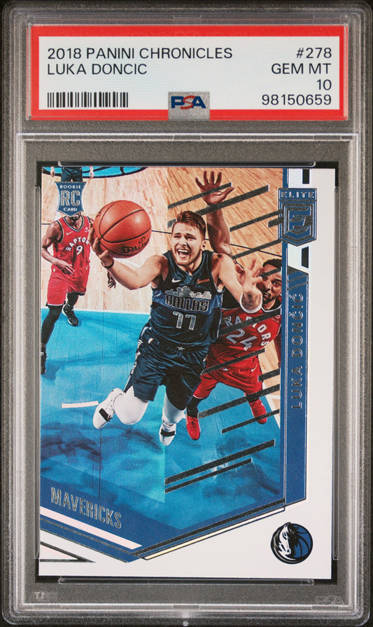 2018 Chronicles Elite Luka Doncic PSA 10