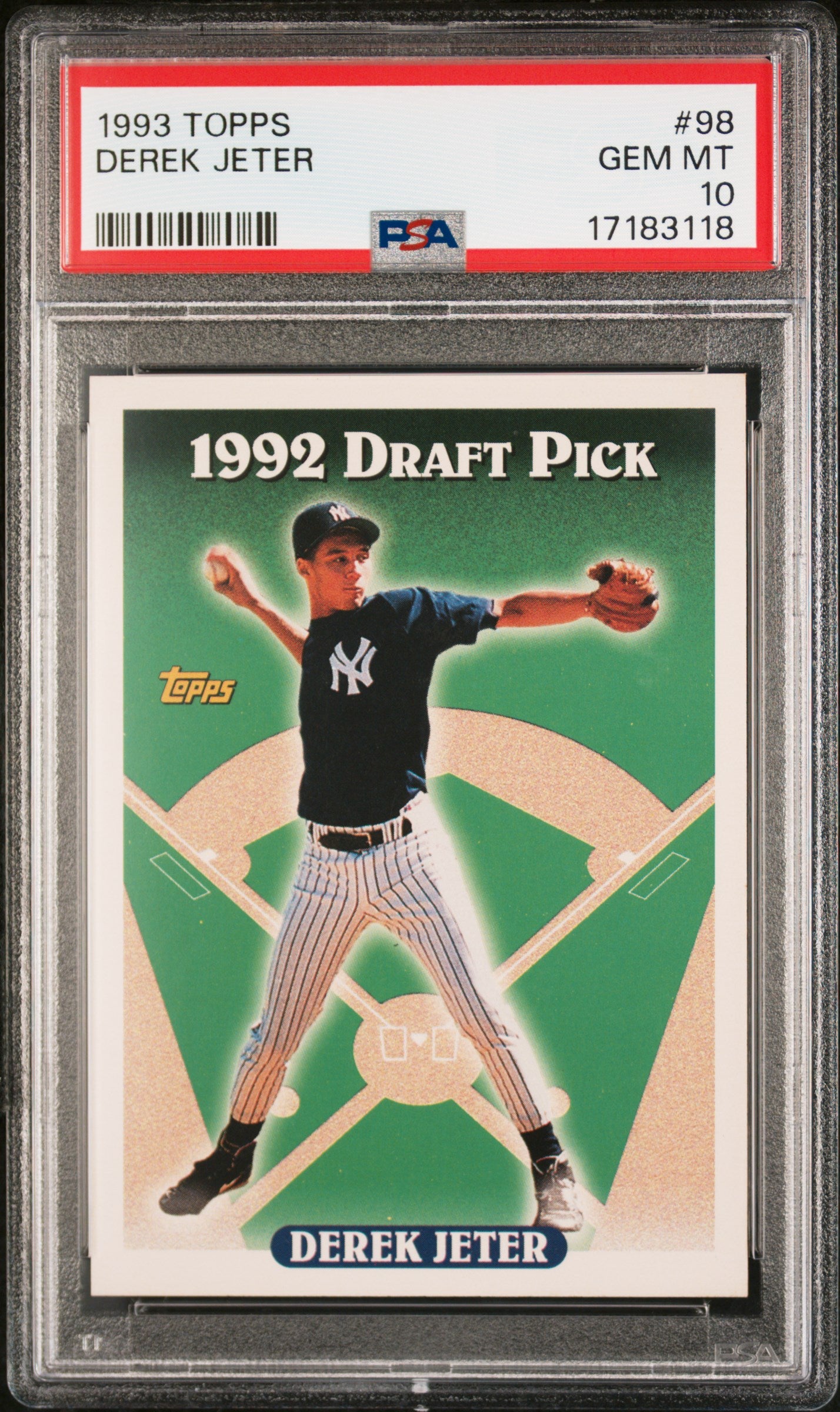 1993 Topps Derek Jeter PSA 10 RC