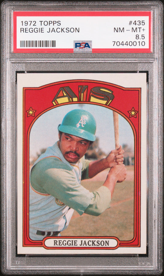 1972 Topps Reggie Jackson PSA 8.5