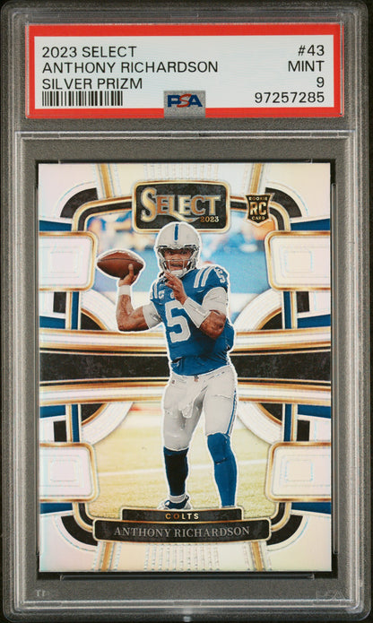 2023 Select Anthony Richardson Silver Prizm Concourse PSA 9 RC