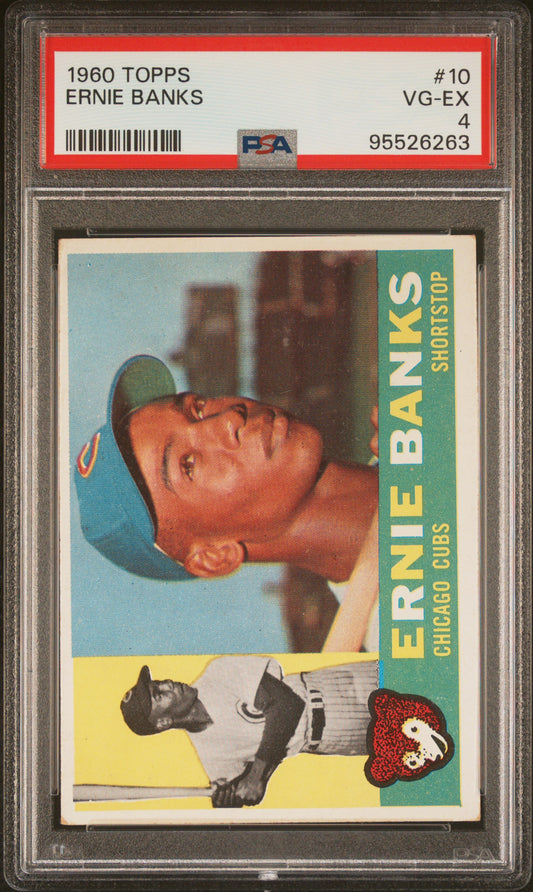 1960 Topps Ernie Banks PSA 4