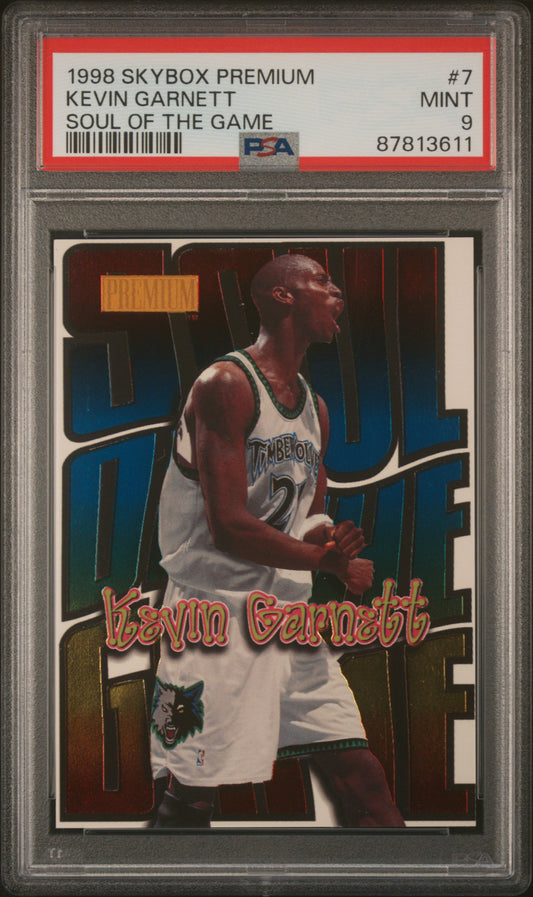 1998 Skybox Kevin Garnett Soul Of The Game PSA 9