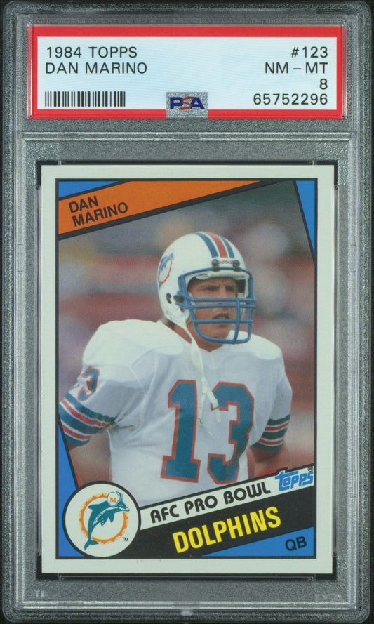 1984 Topps Dan Marino Rookie PSA 8 RC