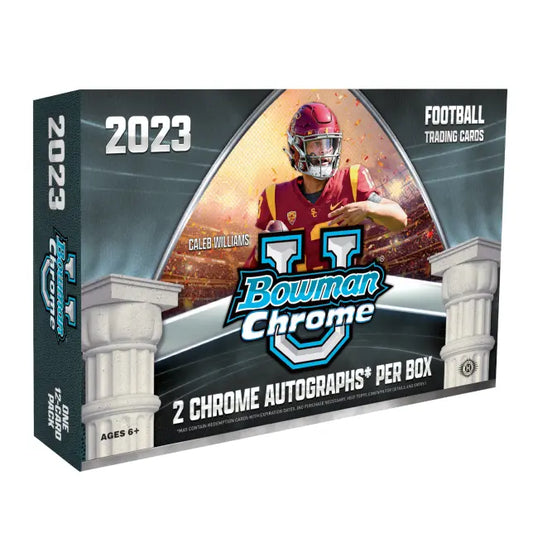 2023 Bowman Chrome University Football Breaker's Delight Box