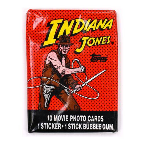 1984 Topps Indiana Jones & the Temple of Doom Wax Pack